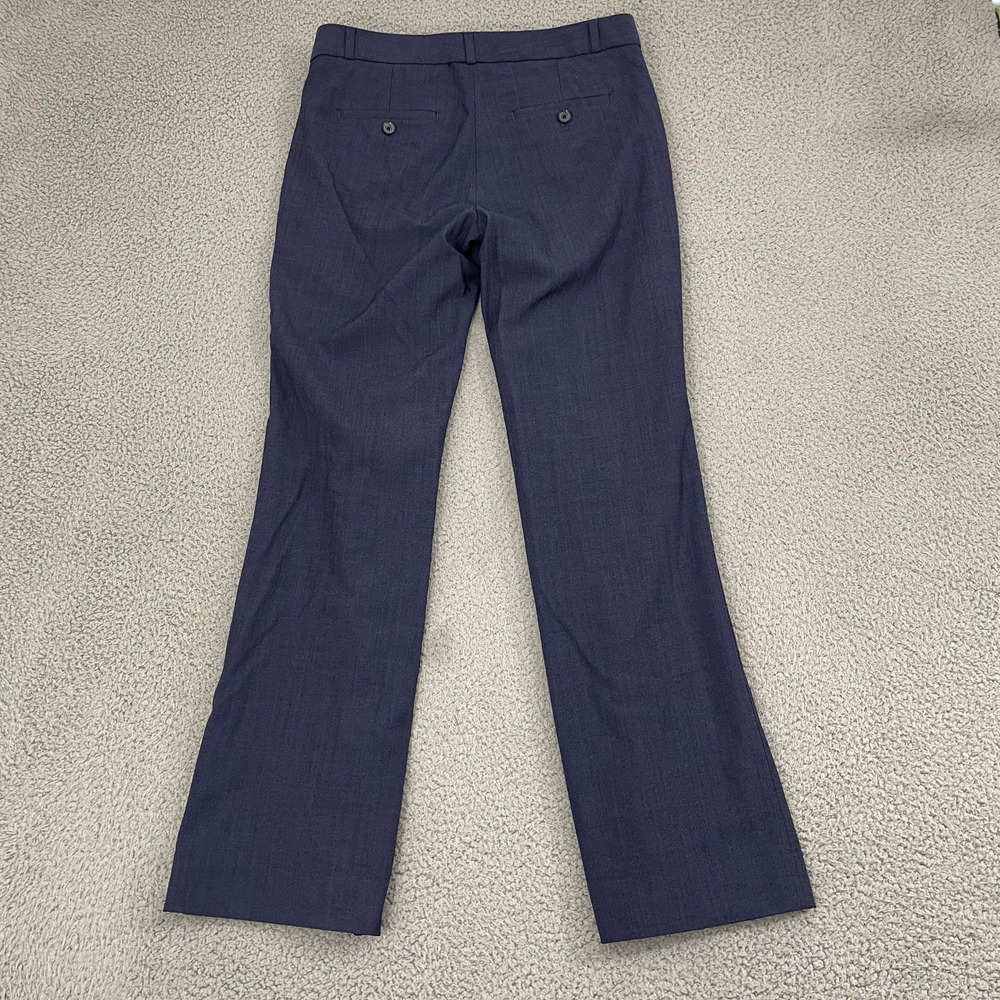 Banana Republic Logan Dress Pants Women 4 Navy Wool Lined Career Office Slacks - Picture 7 of 13